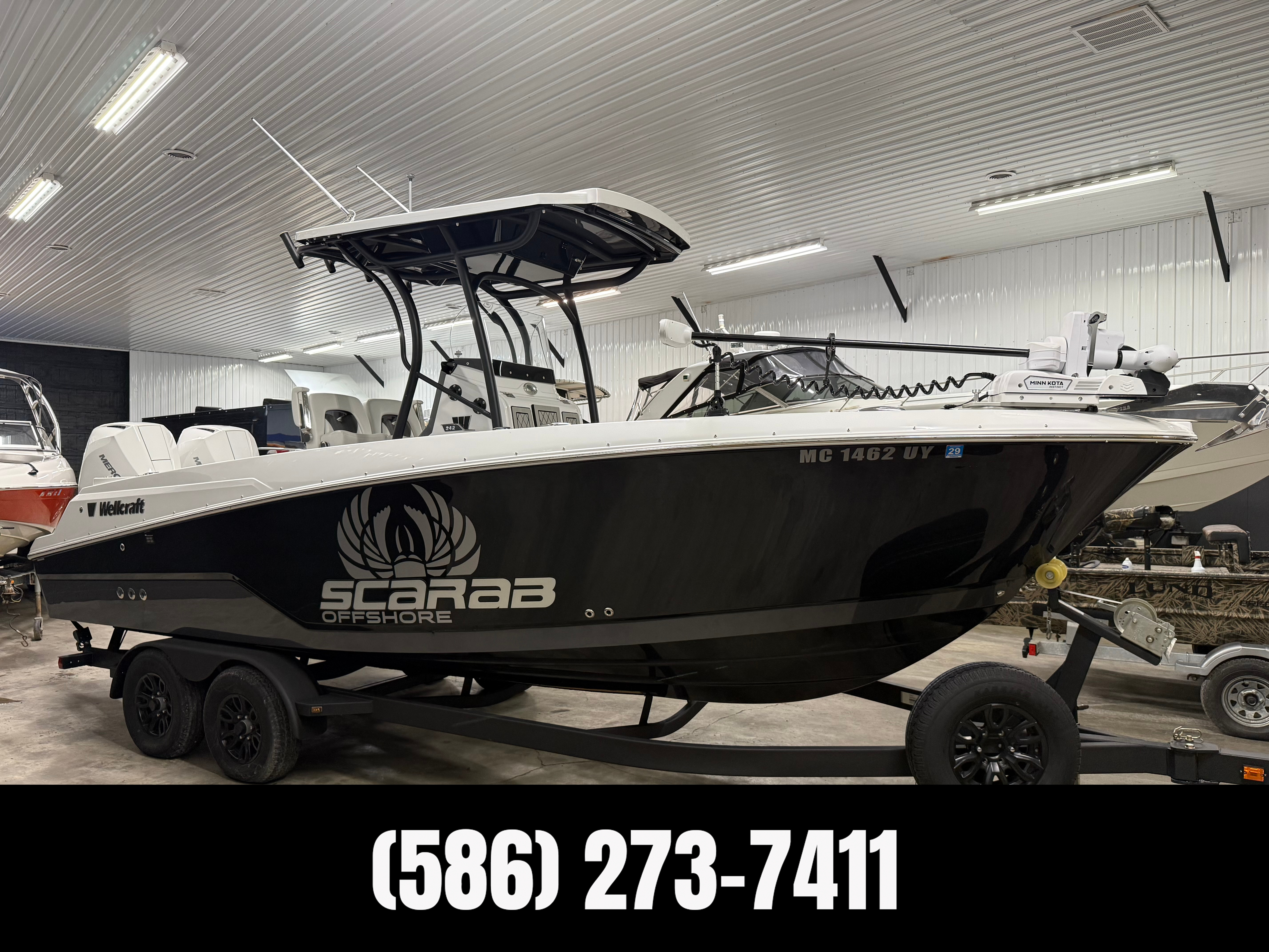 2023 Wellcraft 242 Fisherman | Twin Mercury 200s | Under 50 Hours | Tr in fair haven MI