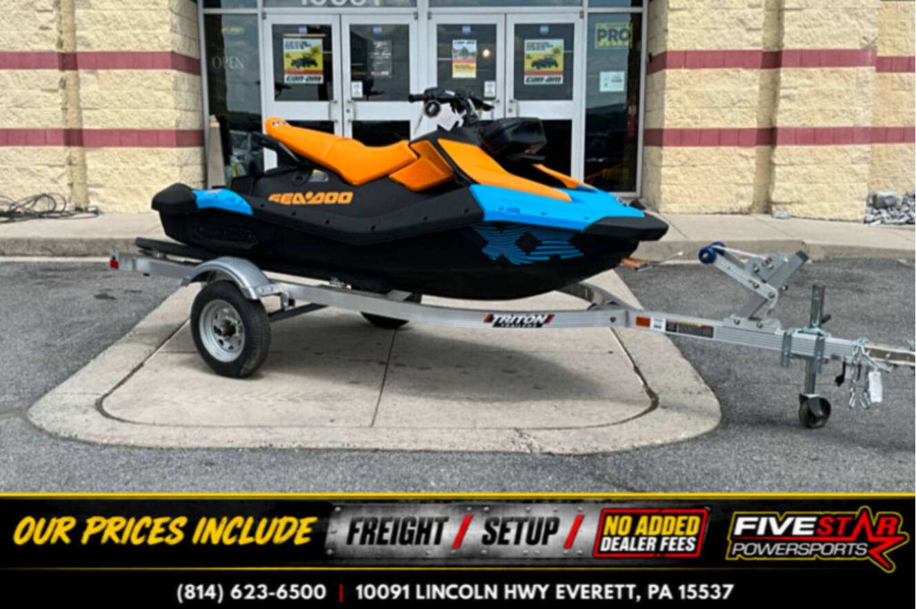 A photo of this 2026 Sea-Doo Spark Trixx for 3 Rotax® 900 ACE - 90 iBR and Aud