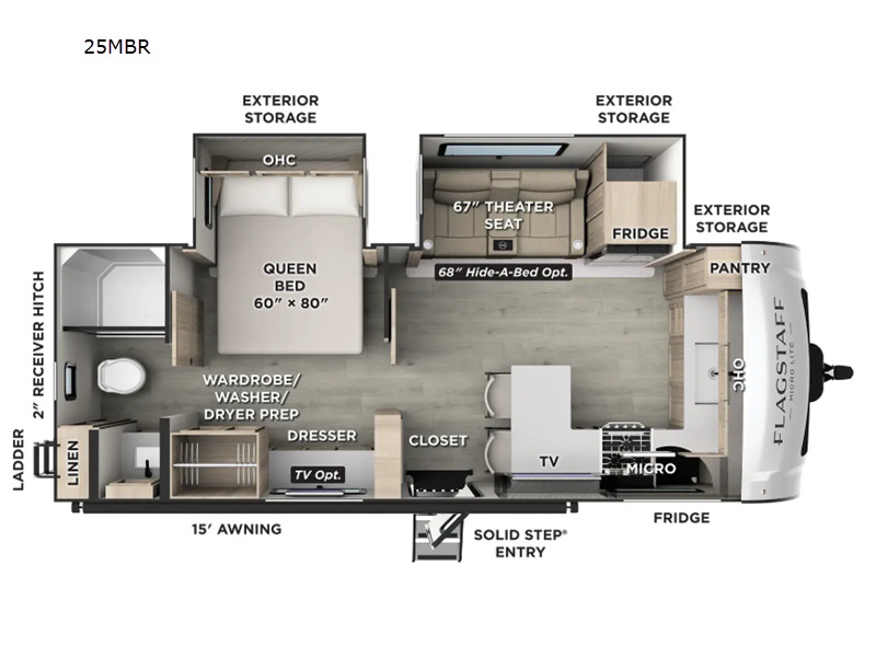 2027 Forest River Rv Flagstaff Micro Lite 25MBR in kearney NE