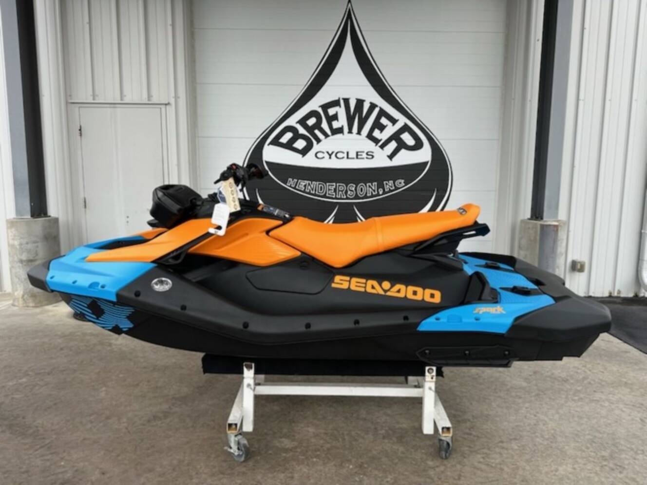 A photo of this 2026 Sea-Doo Spark Trixx for 3 Rotax® 900 ACE - 90 iBR and Aud