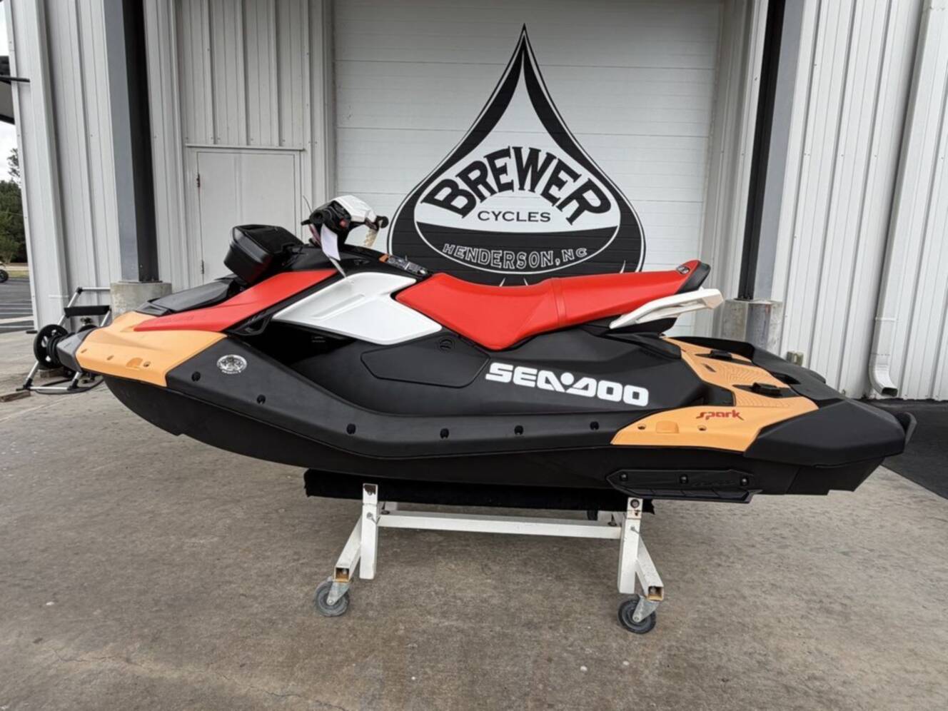 A photo of this 2026 Sea-Doo Spark for 3 Rotax® 900 ACE - 90 CONV with IBR an