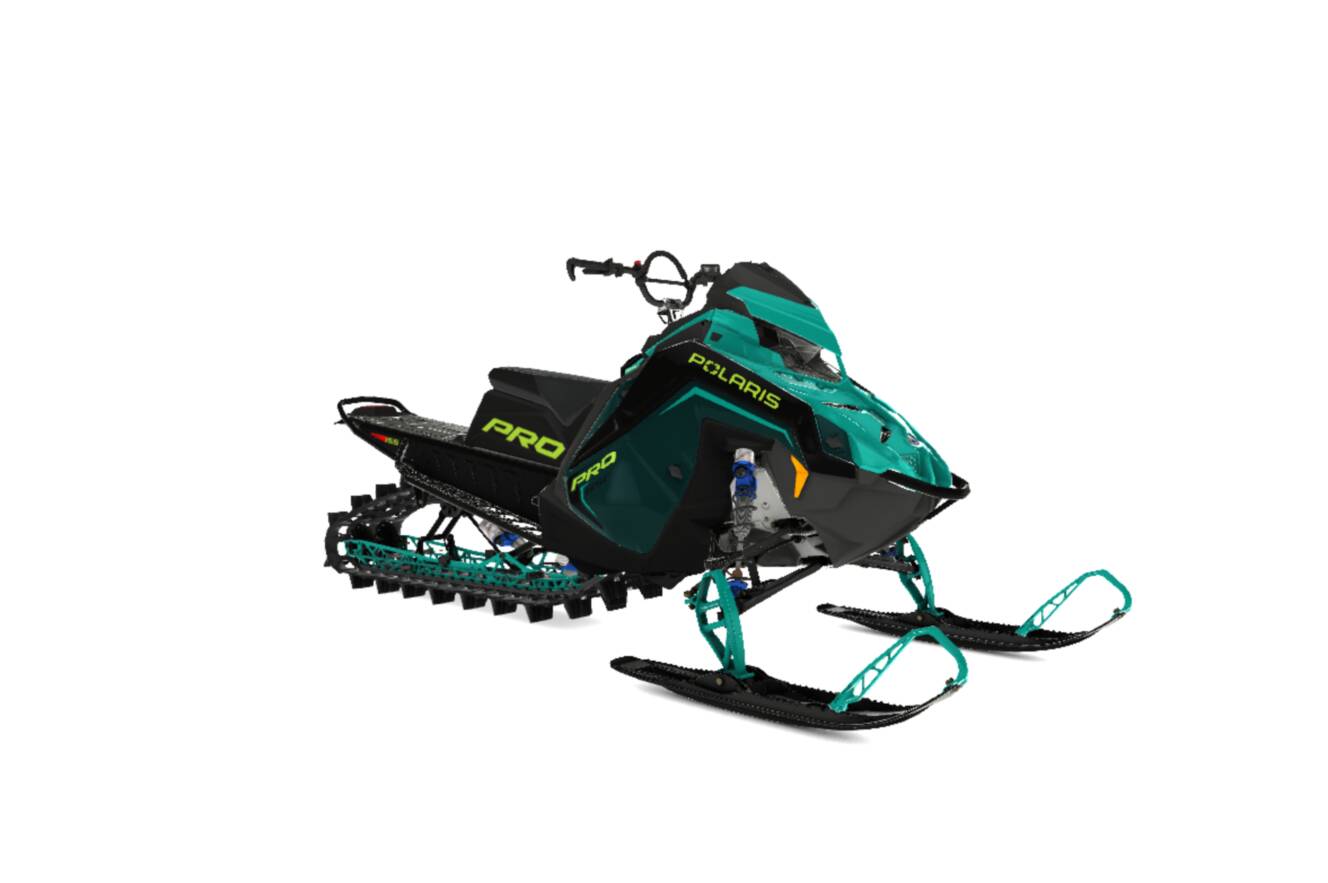 A photo of this 2025 Polaris 850 PRO RMK 155 SC