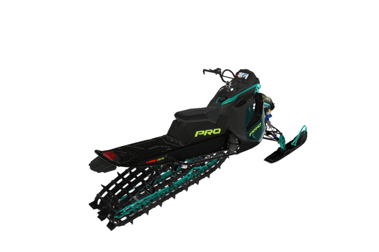 A photo of this 2025 Polaris 850 PRO RMK 155 SC