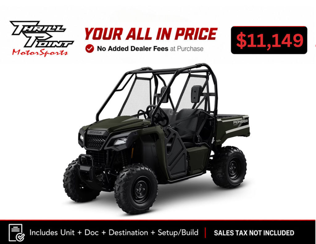 2026 Honda® Pioneer 520 BASE in medina OH
