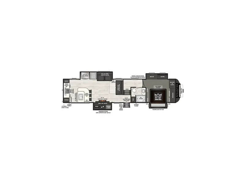 2020 KEYSTONE SPRINTER LIMITED 3551FWMLS