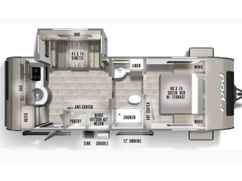 2021 FOREST RIVER R-POD 202