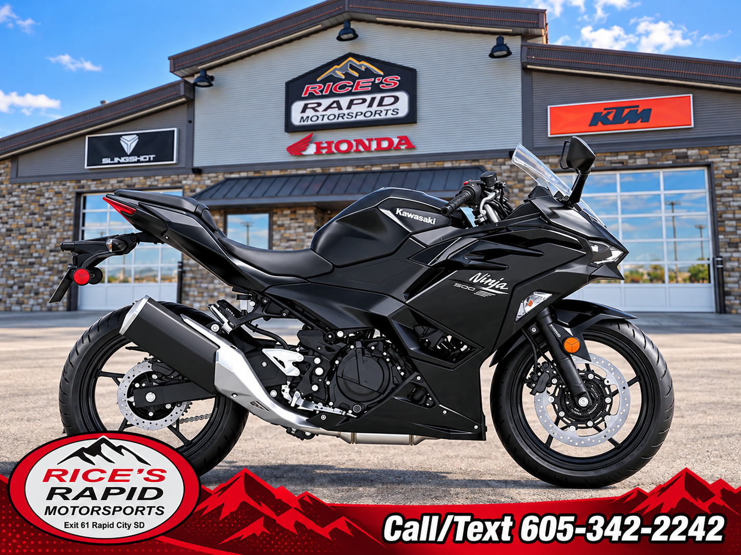 2026 Kawasaki Ninja® 500 BASE in Rapid City, SD
