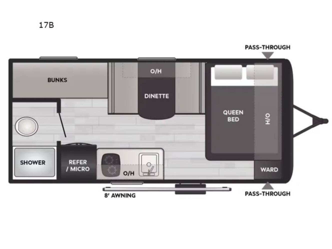 A photo of this 2025 Keystone Rv COLEMAN 17B