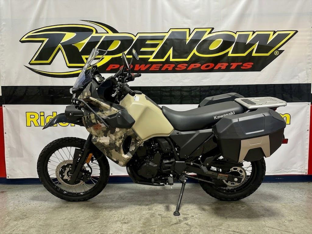 2026 Kawasaki KLR650 Adventure ABS Cypher Camo Beige 650 ADVENTURE ABS in Mcdonough, GA