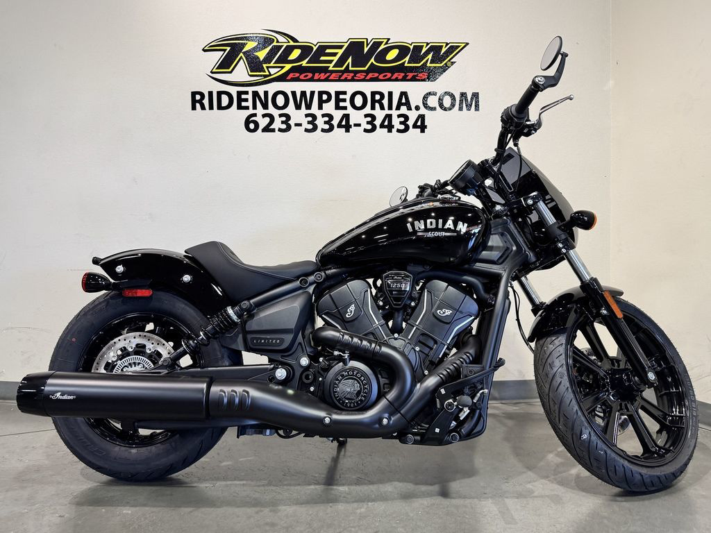 2025 Indian Sport Scout Limited +Tech Black Metallic LIMITED +TECH in Peoria, AZ