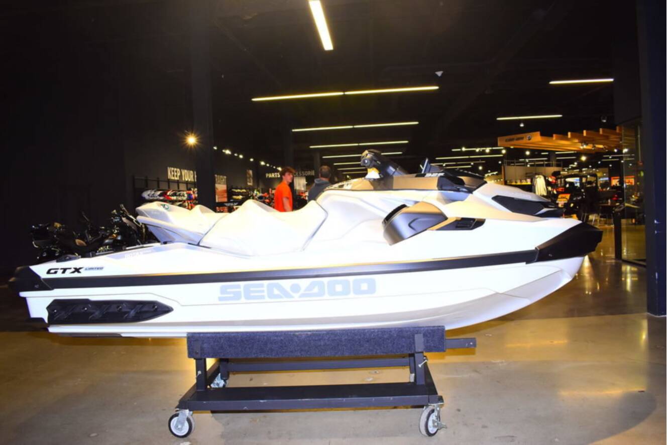 A photo of this 2026 Sea-Doo GTX Limited 325 White Pearl Premium