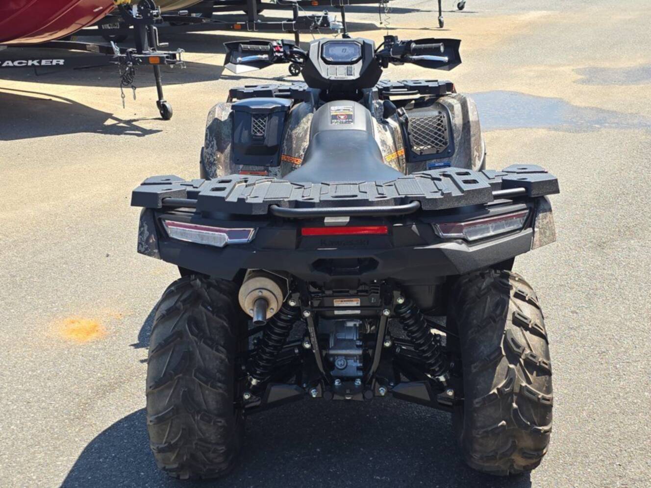 A photo of this 2026 Kawasaki Brute Force® 750 SE EPS Camo