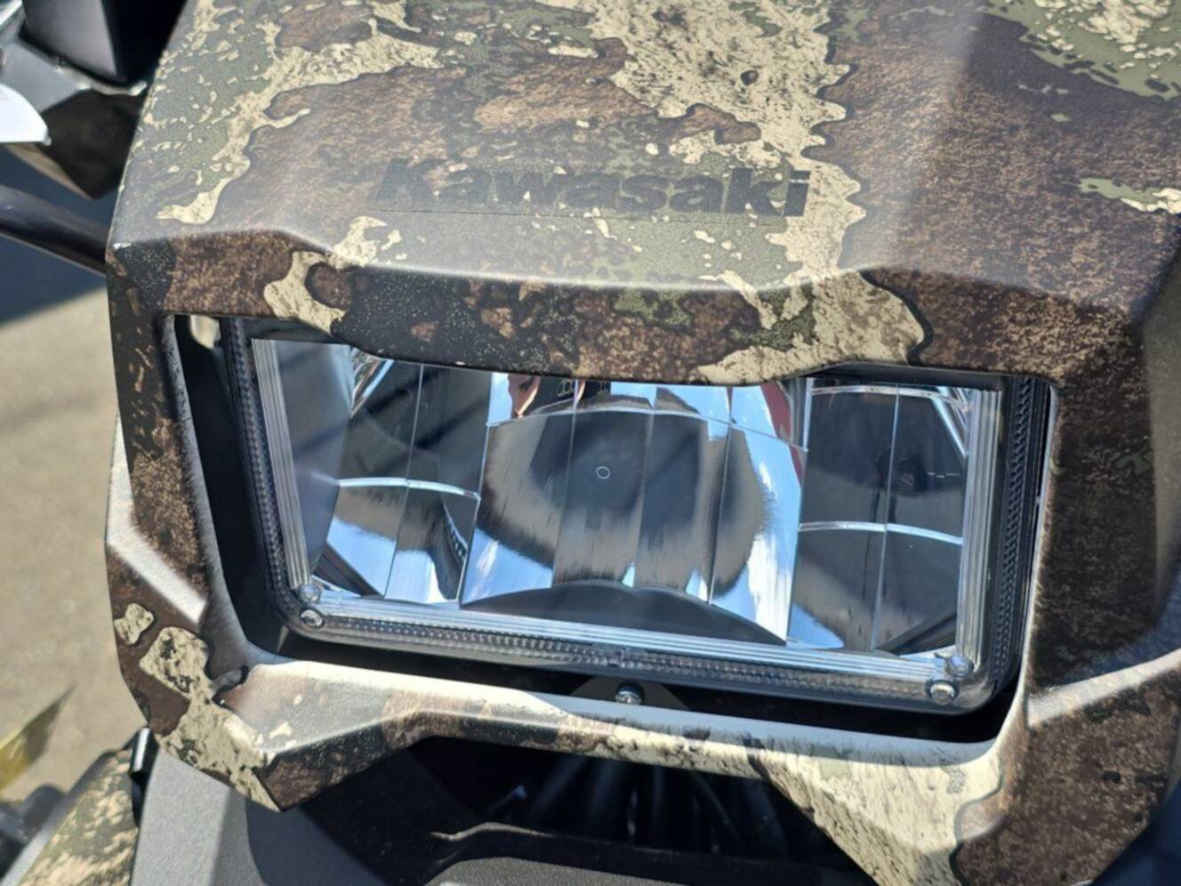 A photo of this 2026 Kawasaki Brute Force® 750 SE EPS Camo