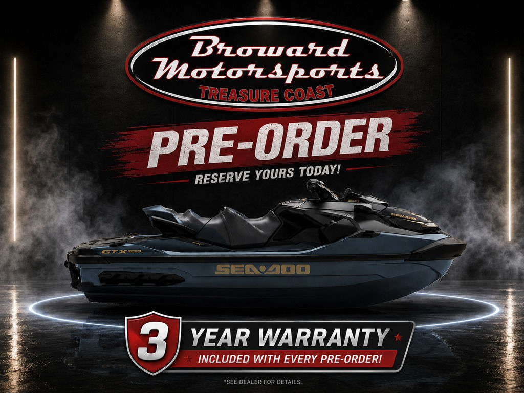 2027 Sea-Doo GTX Limited 350 iBR, iDF and audio in hobe sound FL