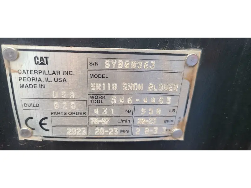 CAT SR118