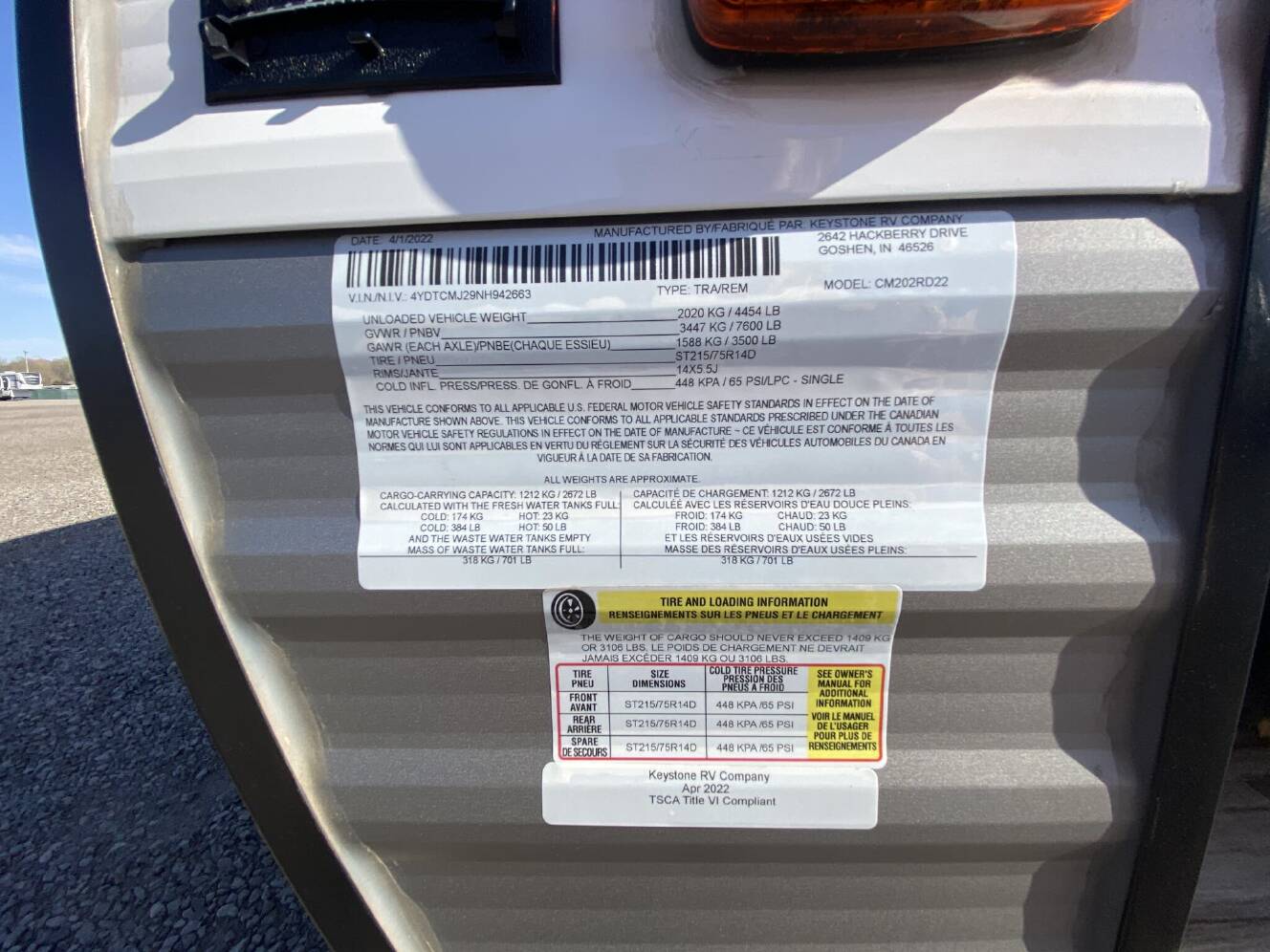 A photo of this 2022 Coleman Lantern LT 202RD