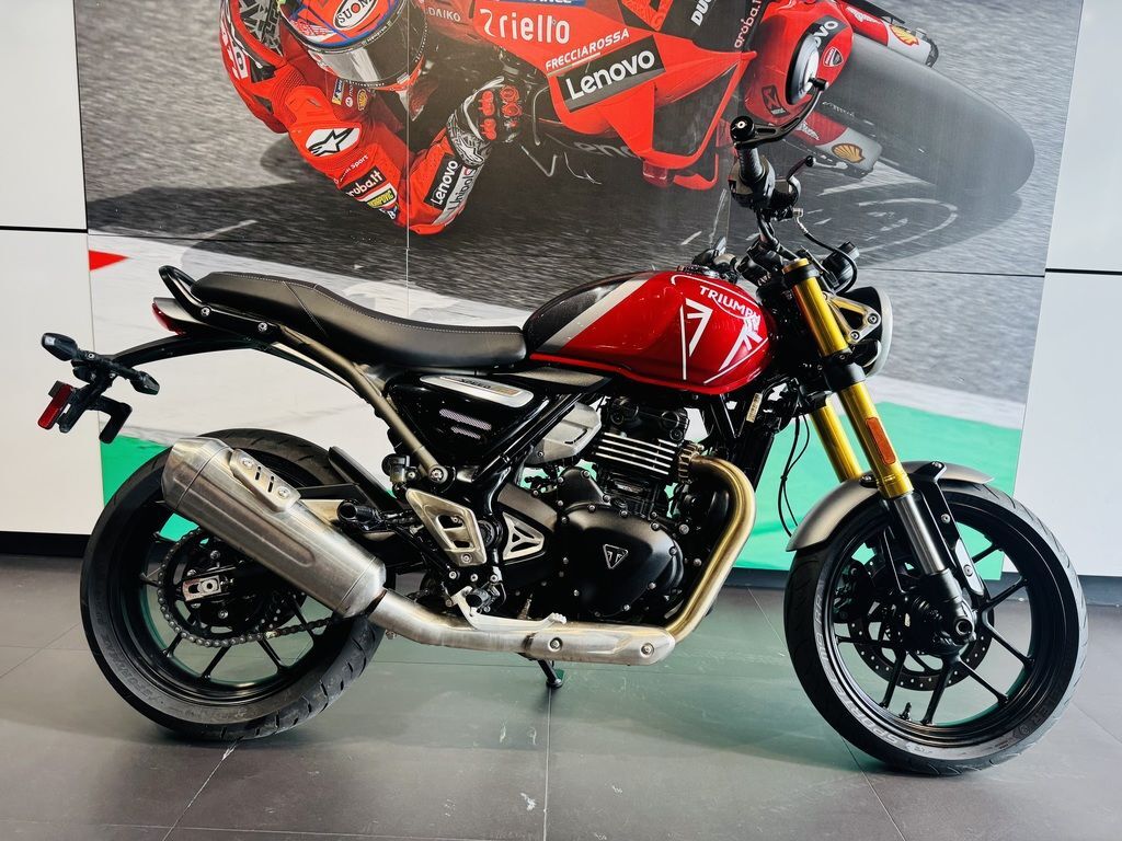 2025 Triumph Speed 400 Carnival Red / Storm Grey BASE in Pompano Beach, FL