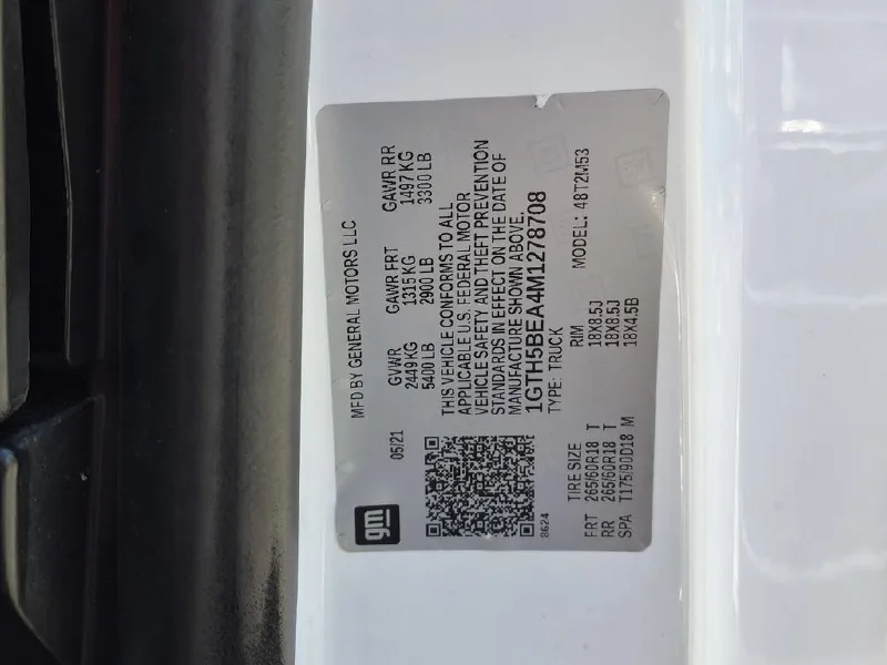 2021 GMC CANYON