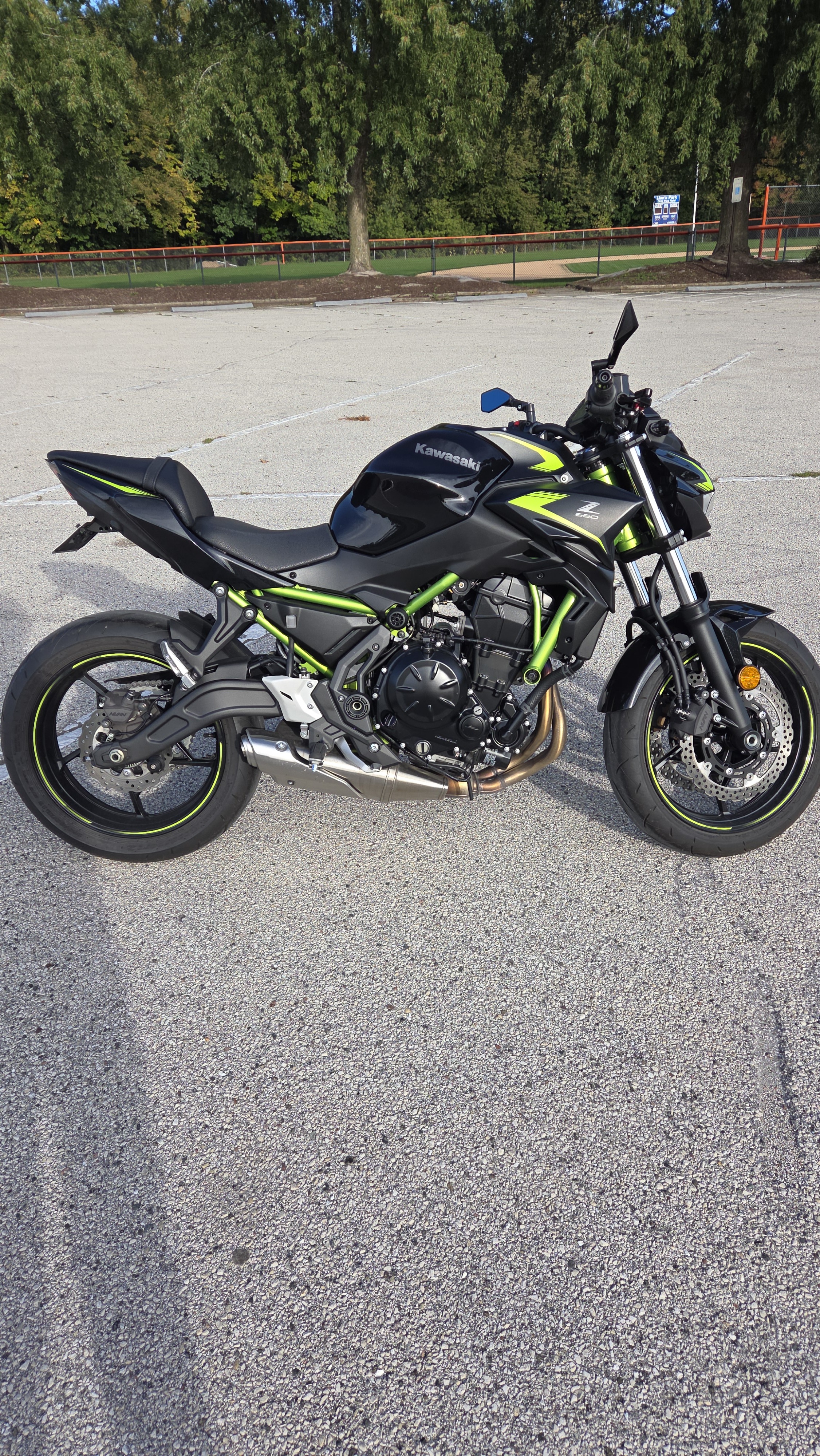 2022 Kawasaki Z 650 Sportbike motorcycle