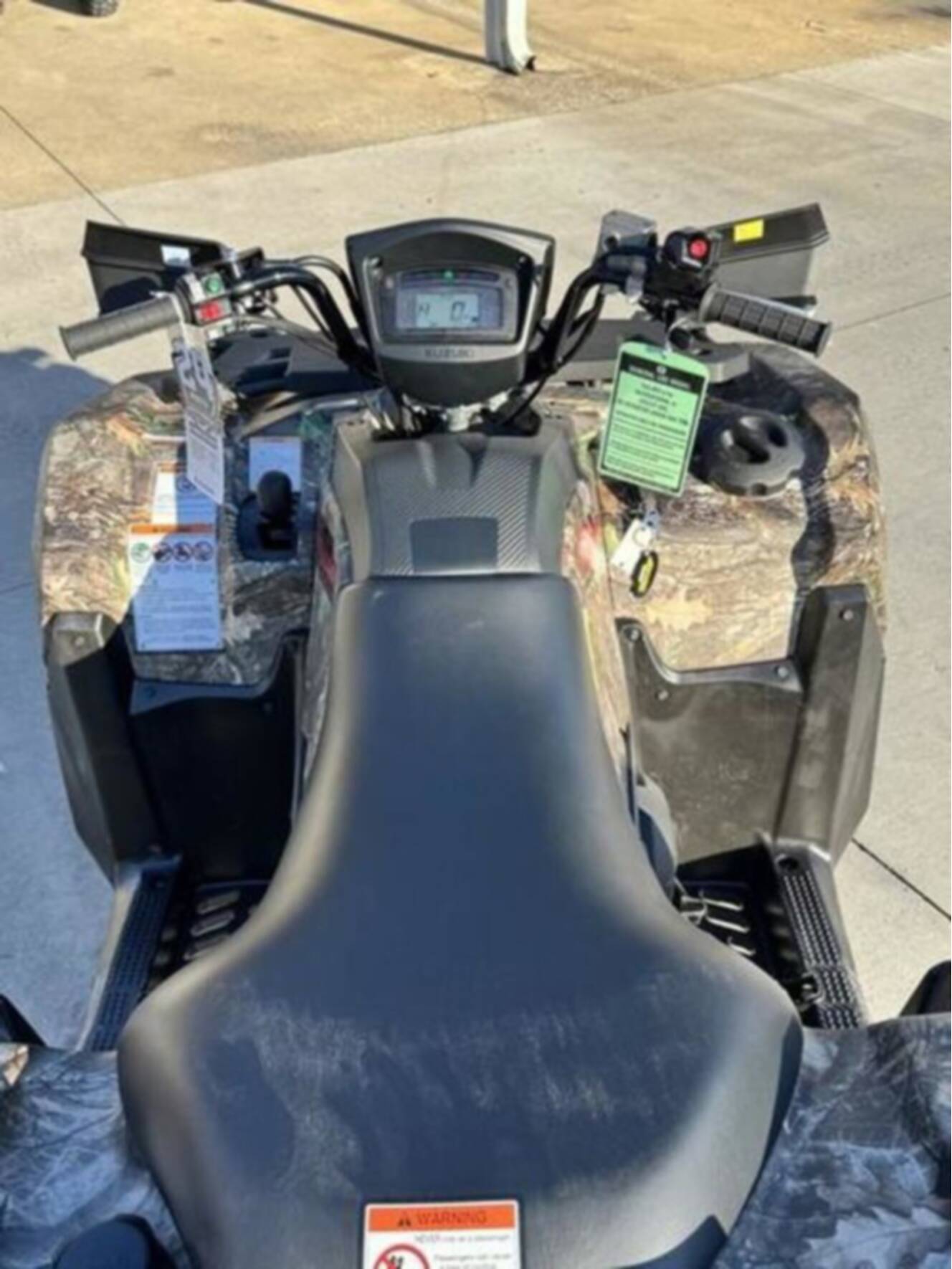 A photo of this 2025 Suzuki KingQuad 500 AXi Power Steering SE Camo