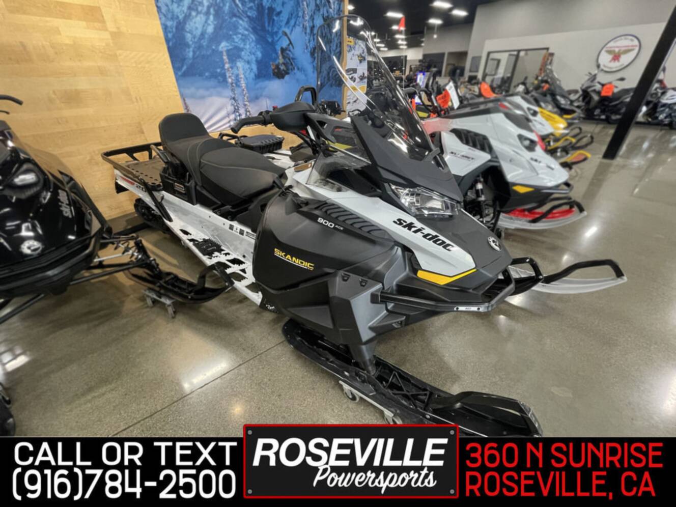 A photo of this 2025 Ski-Doo Skandic LE 900 ACE 20 Silent Cobra WT 1.5_Grey 900 ACE 