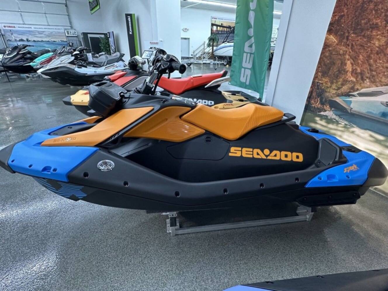 A photo of this 2026 Sea-Doo Spark Trixx for 1 Rotax® 900 ACE - 90 iBR and Au
