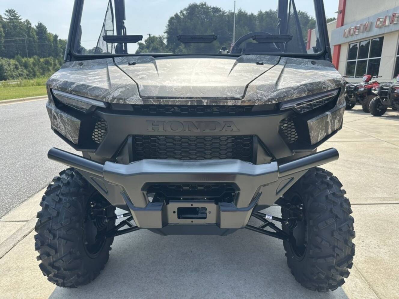 A photo of this 2026 Honda® Pioneer 1000 Deluxe TrueTimber atera camo