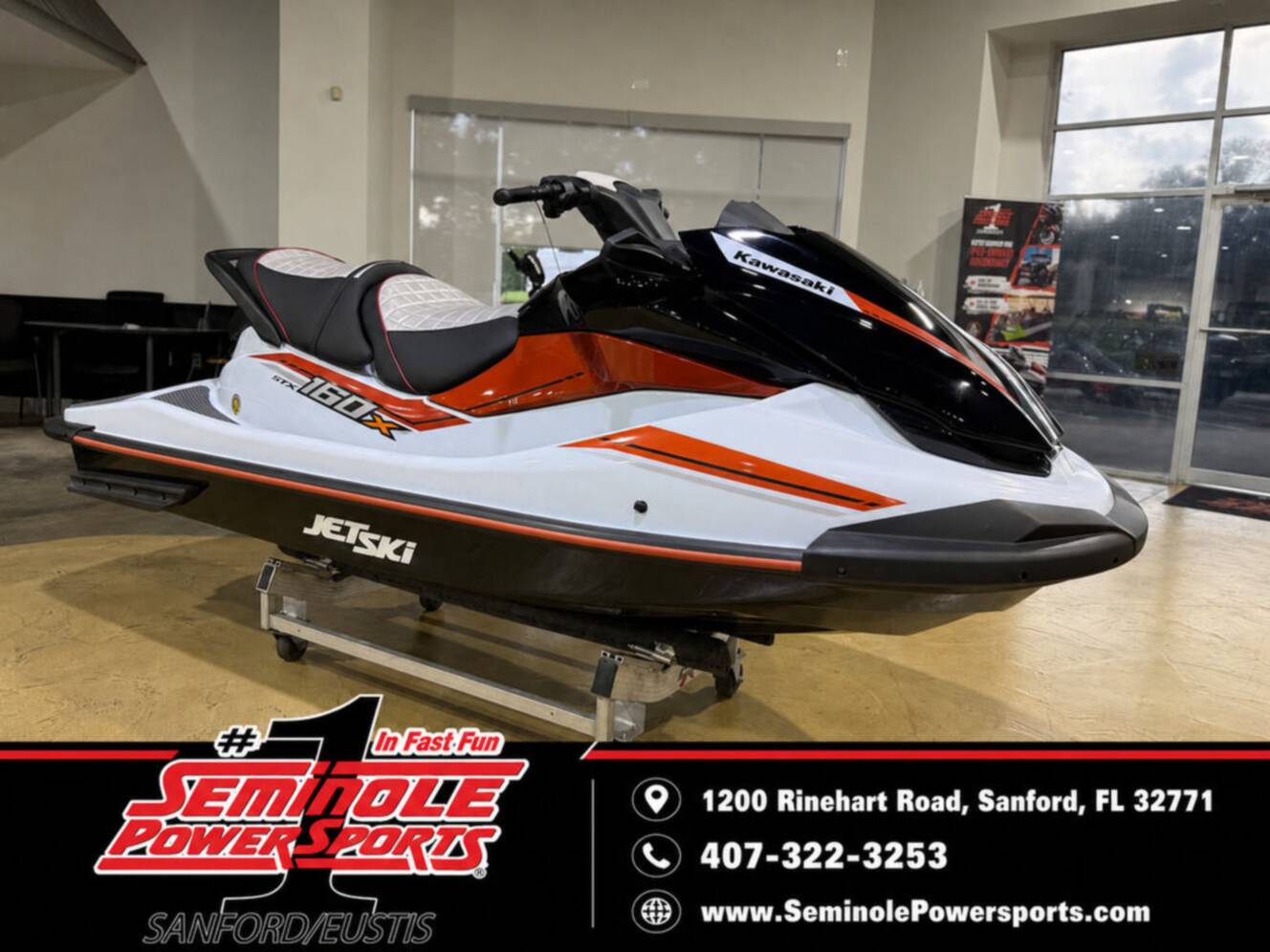 A photo of this 2024 Kawasaki STX® 160X