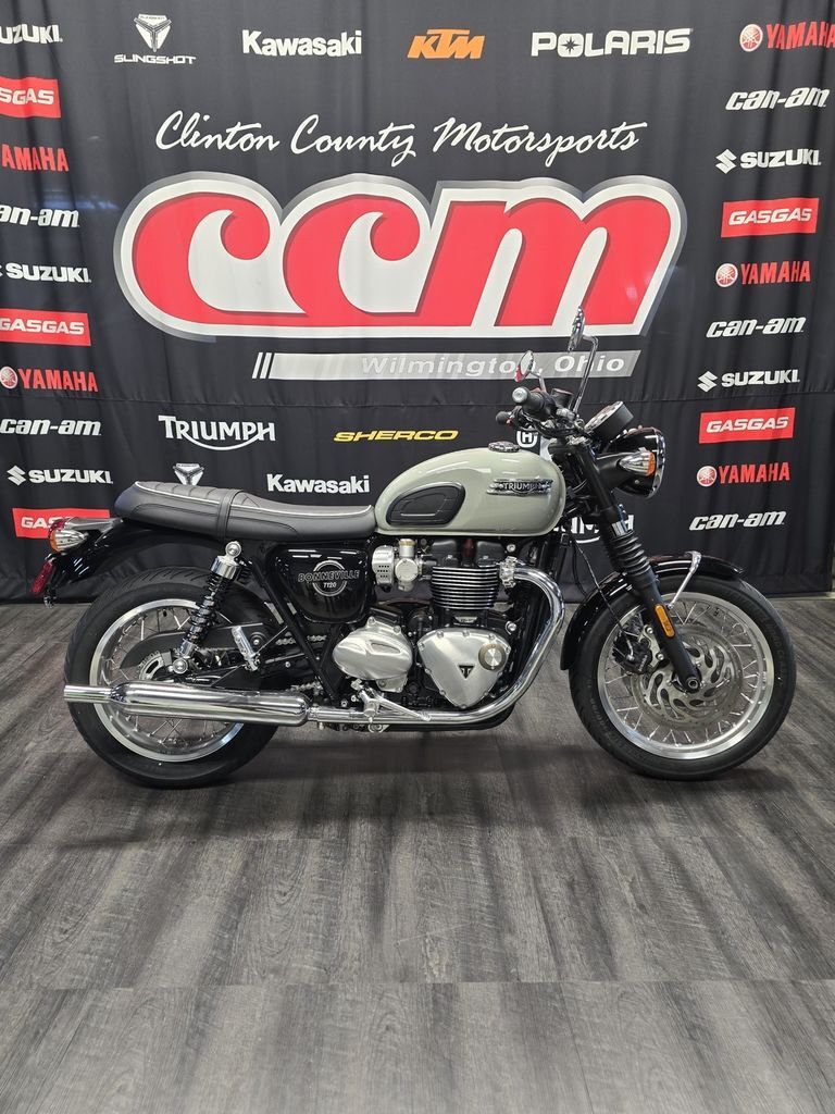 2026 Triumph Bonneville T120 Stone grey BASE in Wilmington, OH