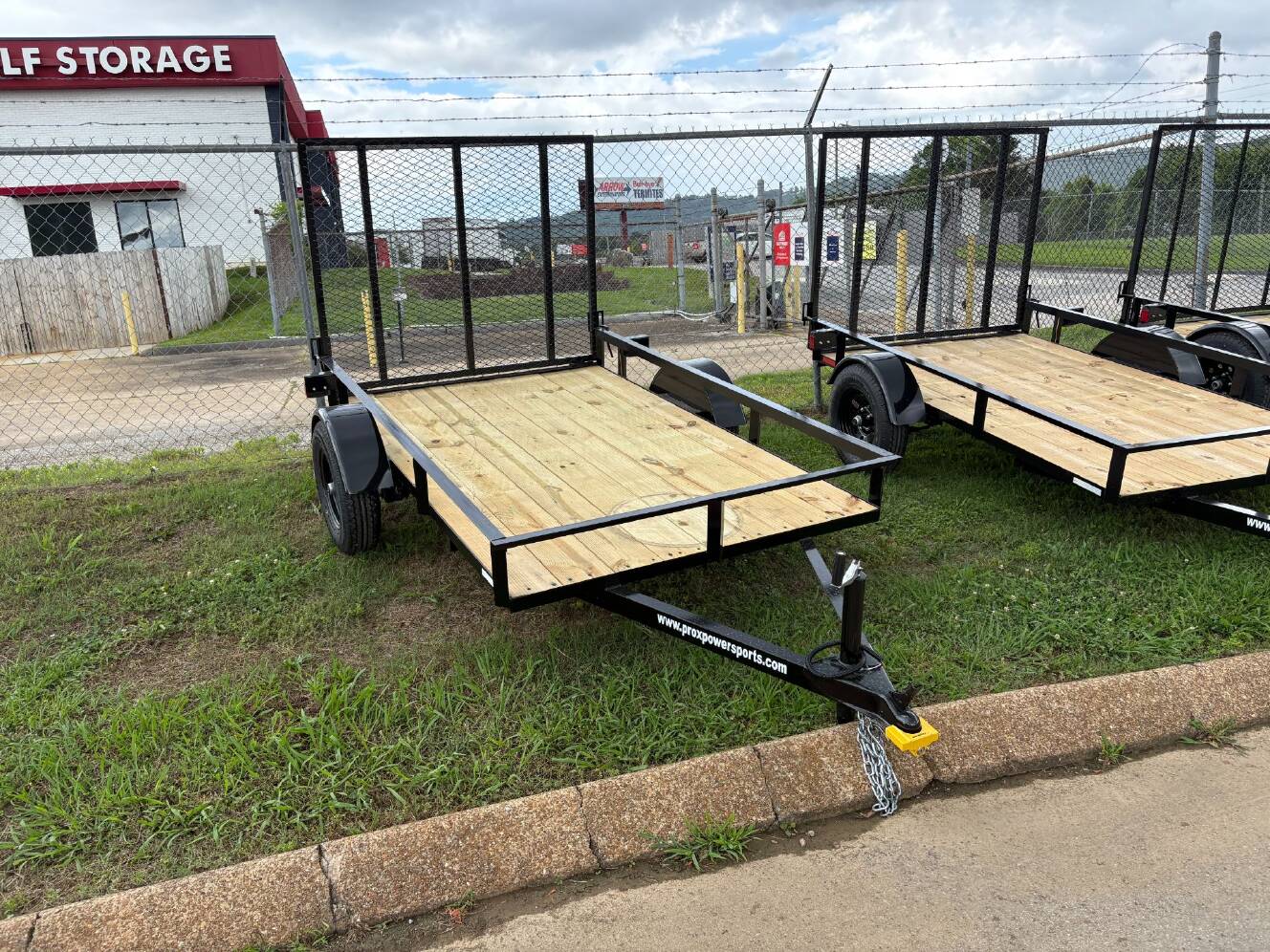 A photo of this 2026 Grey States 5x8 Utility Trailer