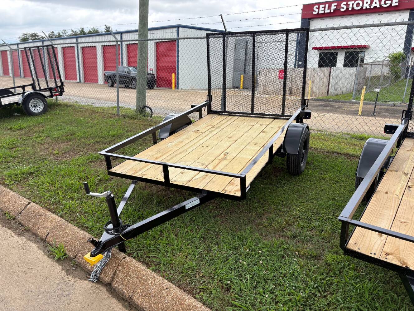 A photo of this 2026 Grey States 5x8 Utility Trailer