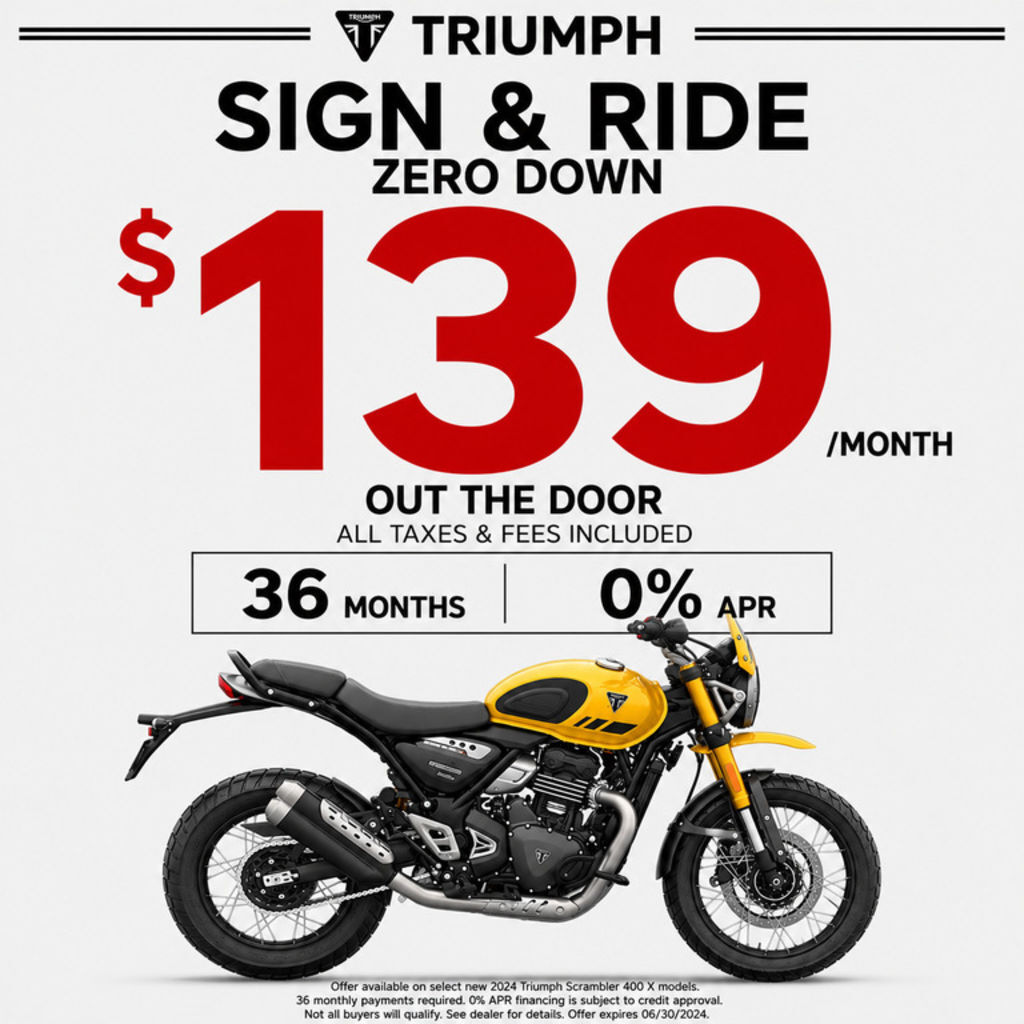 2026 Triumph Scrambler 400 XC Racing Yellow 400 XC in Pompano Beach, FL