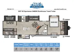 2027 KZ RV Sportsmen 344BHK