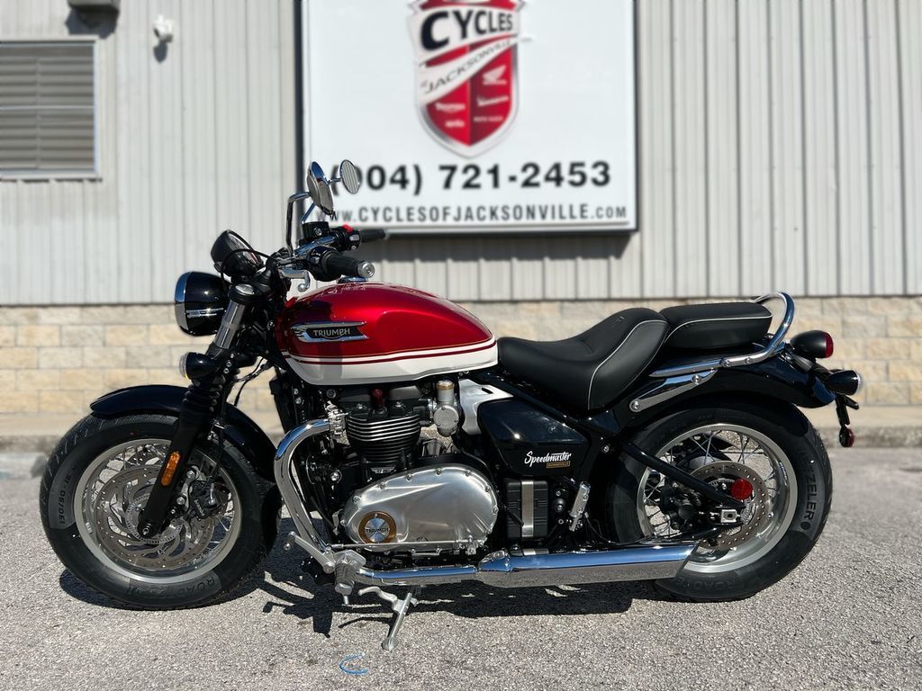 2026 Triumph Bonneville Speedmaster Carnival red BASE in Jacksonville, FL