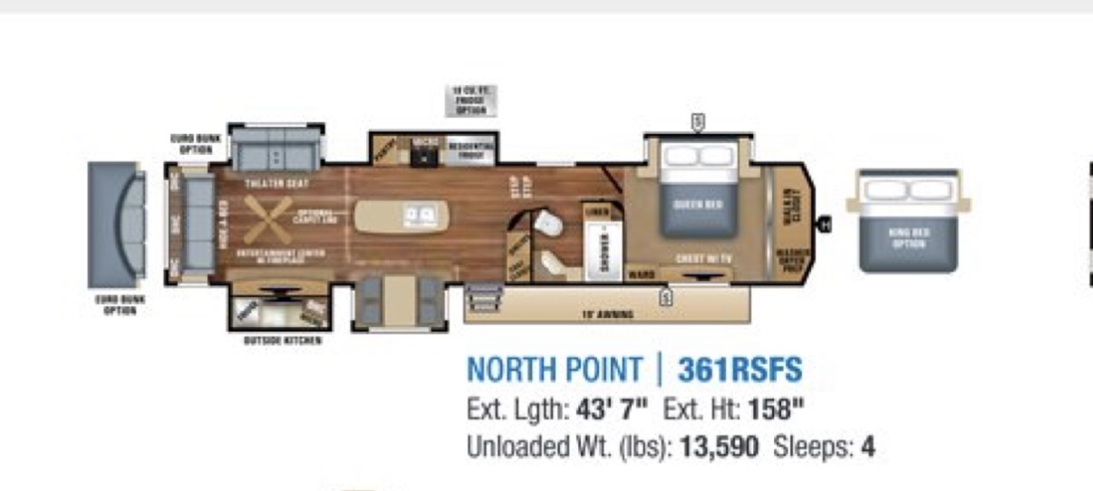 2018 Jayco NORTH POINT 361RSFS in naples FL