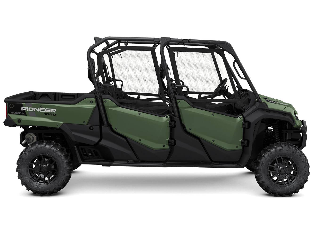 A photo of this 2025 Honda Pioneer 1000-6 Deluxe Crew