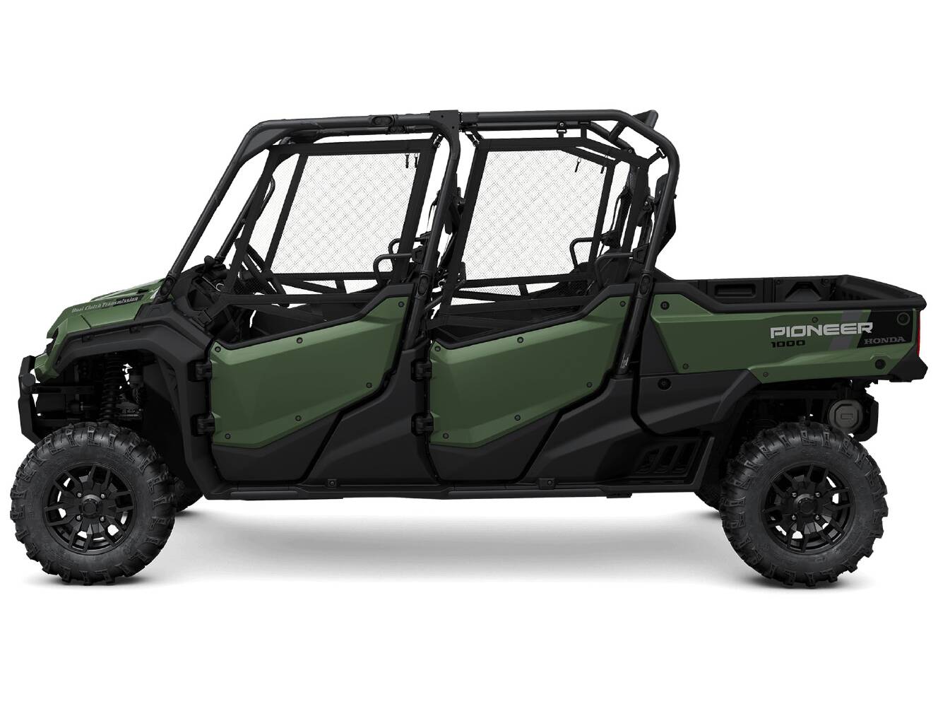A photo of this 2025 Honda Pioneer 1000-6 Deluxe Crew