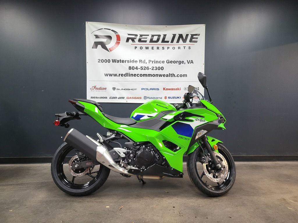 2026 Kawasaki Ninja 500 ABS Metallic Yellowish Green/Ebony ABS in Prince George, VA