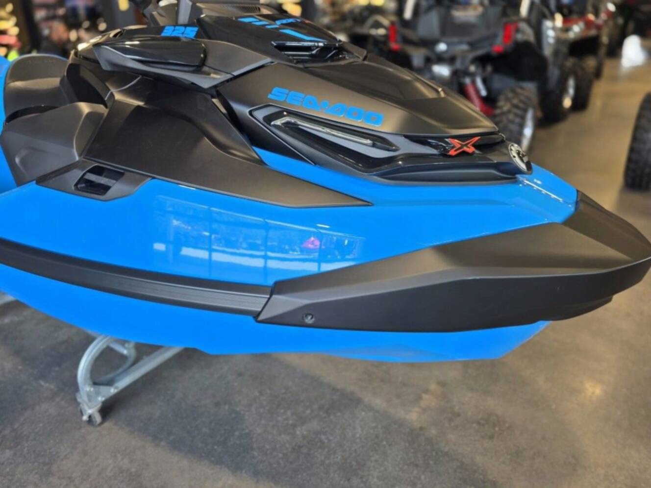 A photo of this 2026 Sea-Doo RXT-X 325 Gulfstream Blue Premium