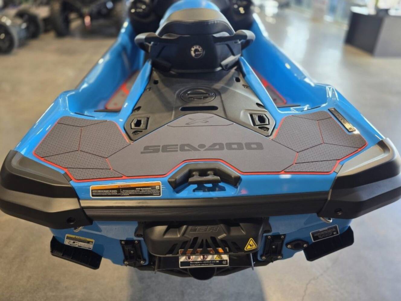A photo of this 2026 Sea-Doo RXT-X 325 Gulfstream Blue Premium