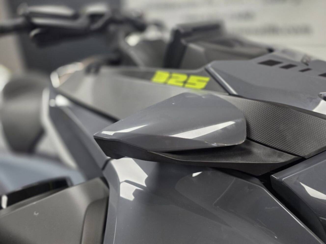 A photo of this 2026 Sea-Doo RXT-X 325 Ice Metal Manta Green