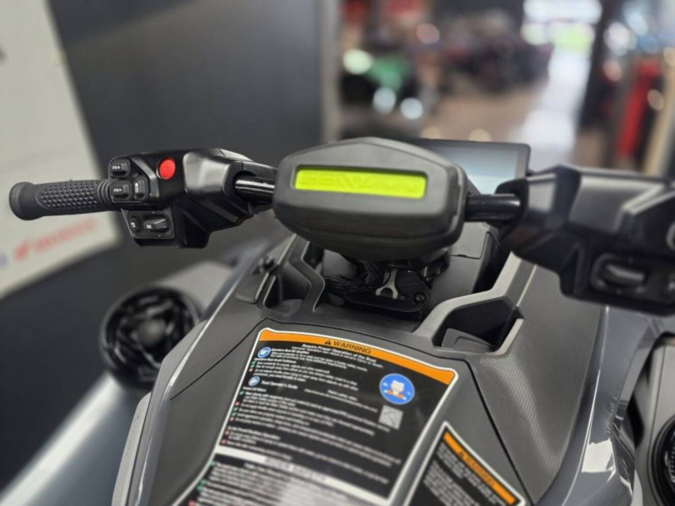A photo of this 2026 Sea-Doo RXT-X 325 Ice Metal Manta Green
