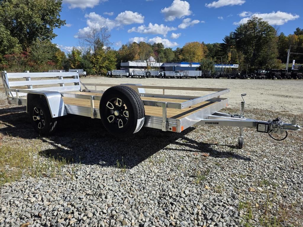 2027 Bear Track Trailers 80" Wide HD Wood Deck Utility Trailer with Brakes B in Swanzey, NH