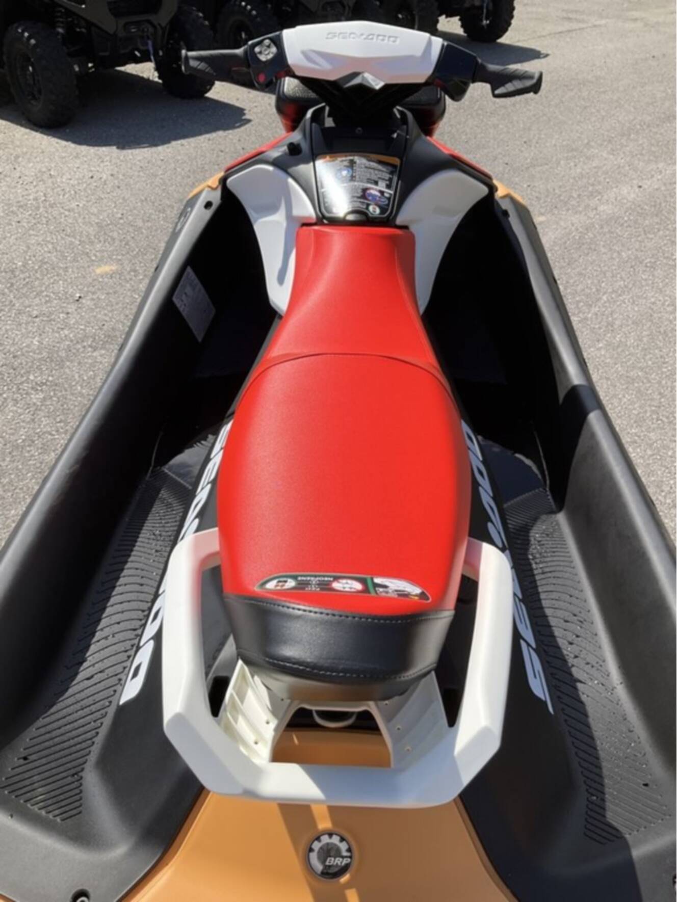 A photo of this 2026 Sea-Doo Spark for 3 Rotax® 900 ACE - 90 CONV with IBR an
