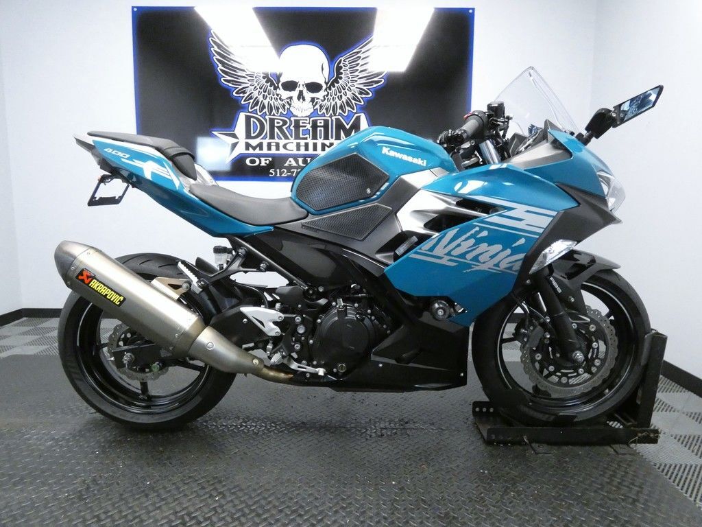 Used 2021 Kawasaki Ninja® Pearl Nightshade Teal/metallic Spark Bl
