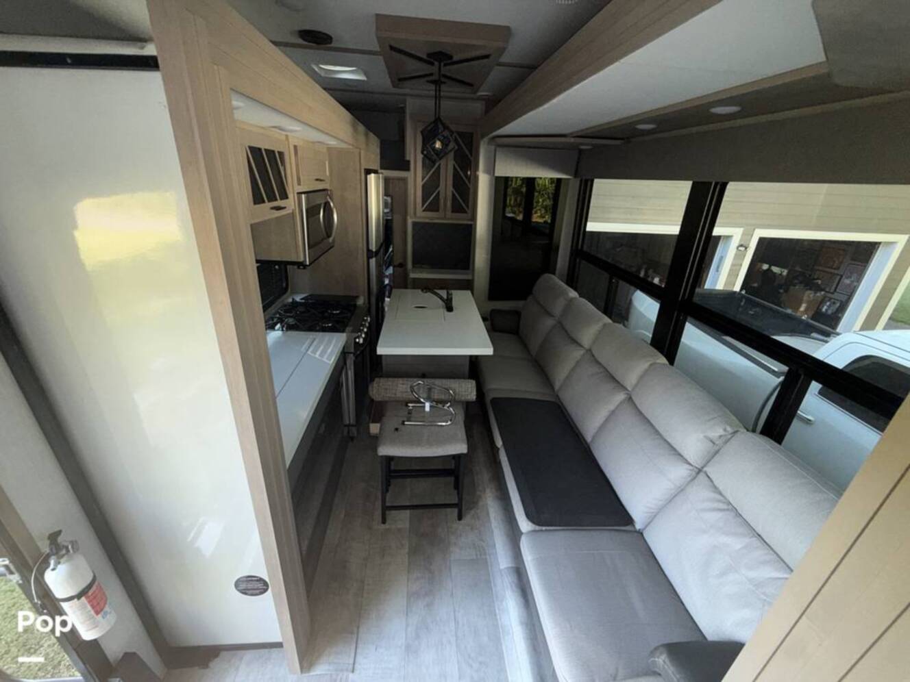 A photo of this 2023 Grand Design Momentum 410TH