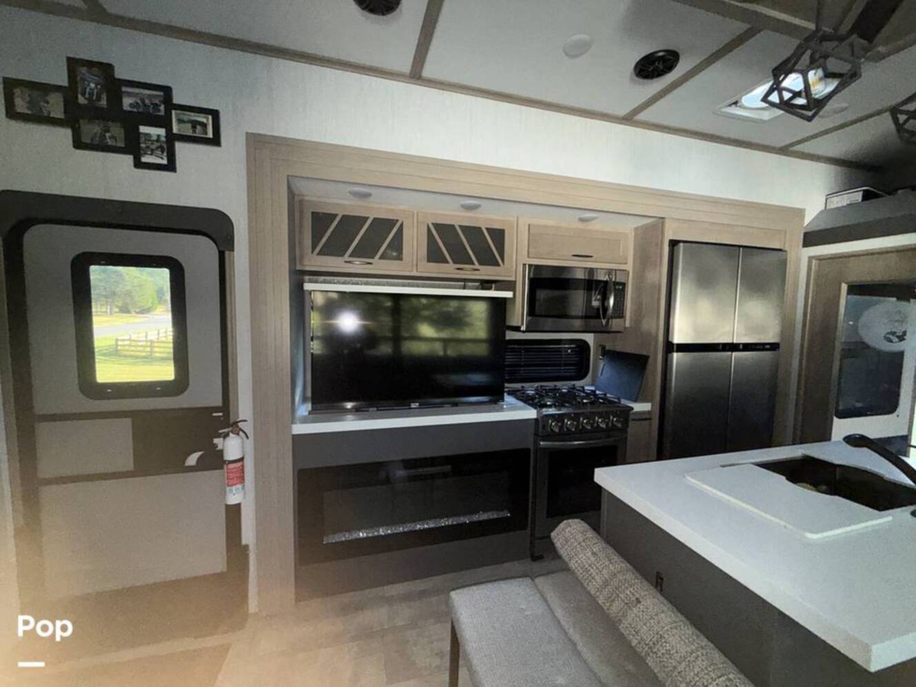 A photo of this 2023 Grand Design Momentum 410TH