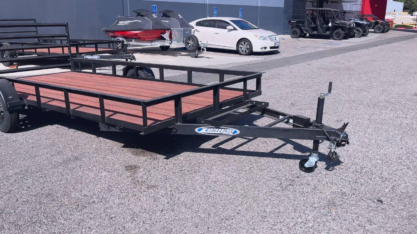 A photo of this 2026 Zieman F714 FLATBED TRAILER