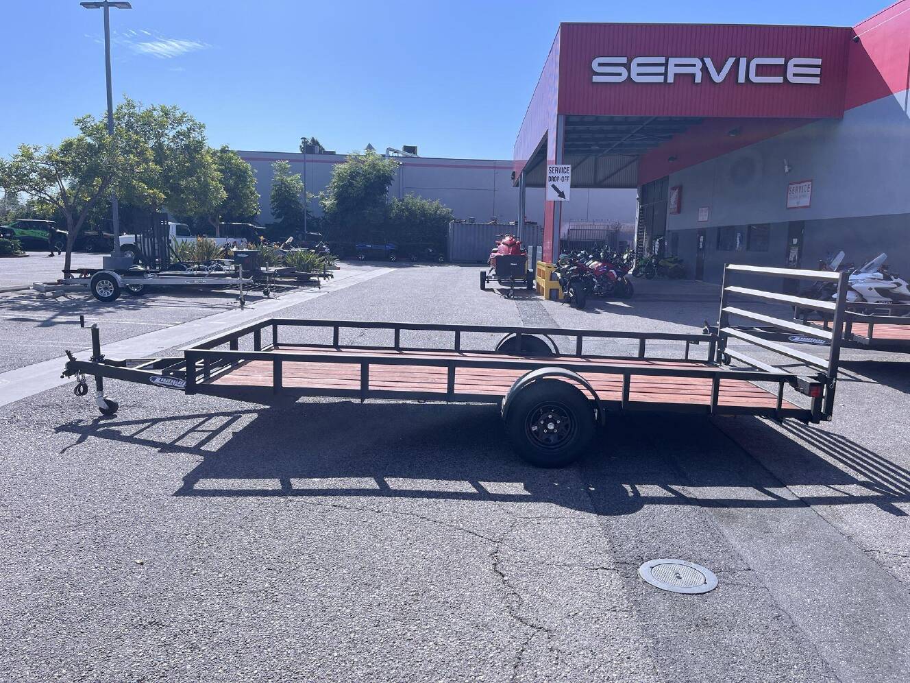 A photo of this 2026 Zieman F714 FLATBED TRAILER