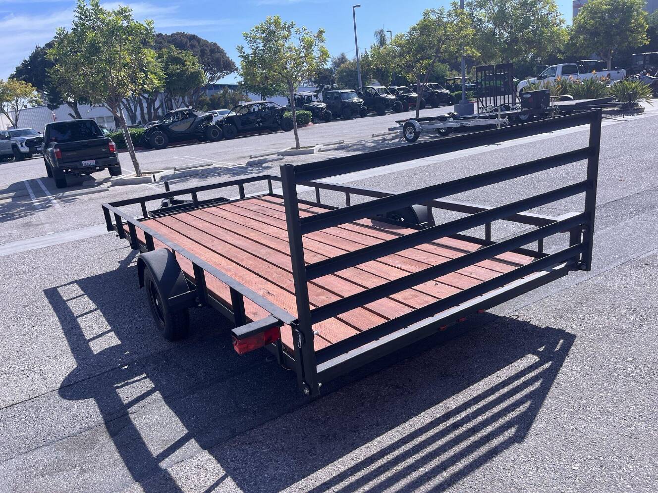 A photo of this 2026 Zieman F714 FLATBED TRAILER